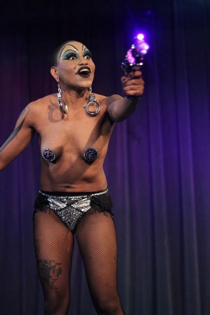 Lune Noir performing a “Female Troubles” inspired burlesque piece - April 2016