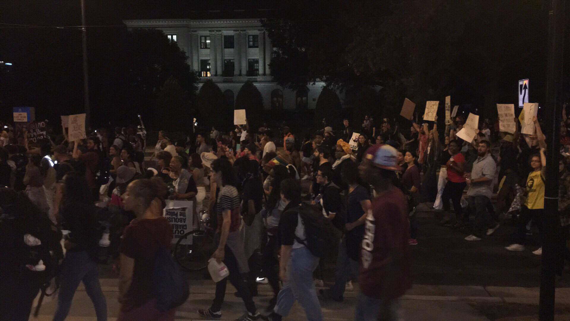 Charlotte protests. Photo: Aisha Adams