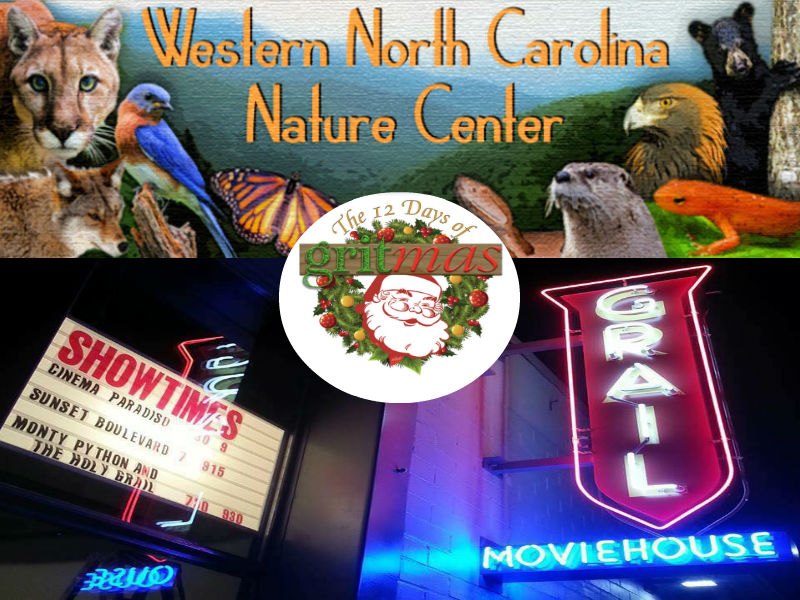 Gritmas Day 2: WNC Nature Center and Grail Moviehouse