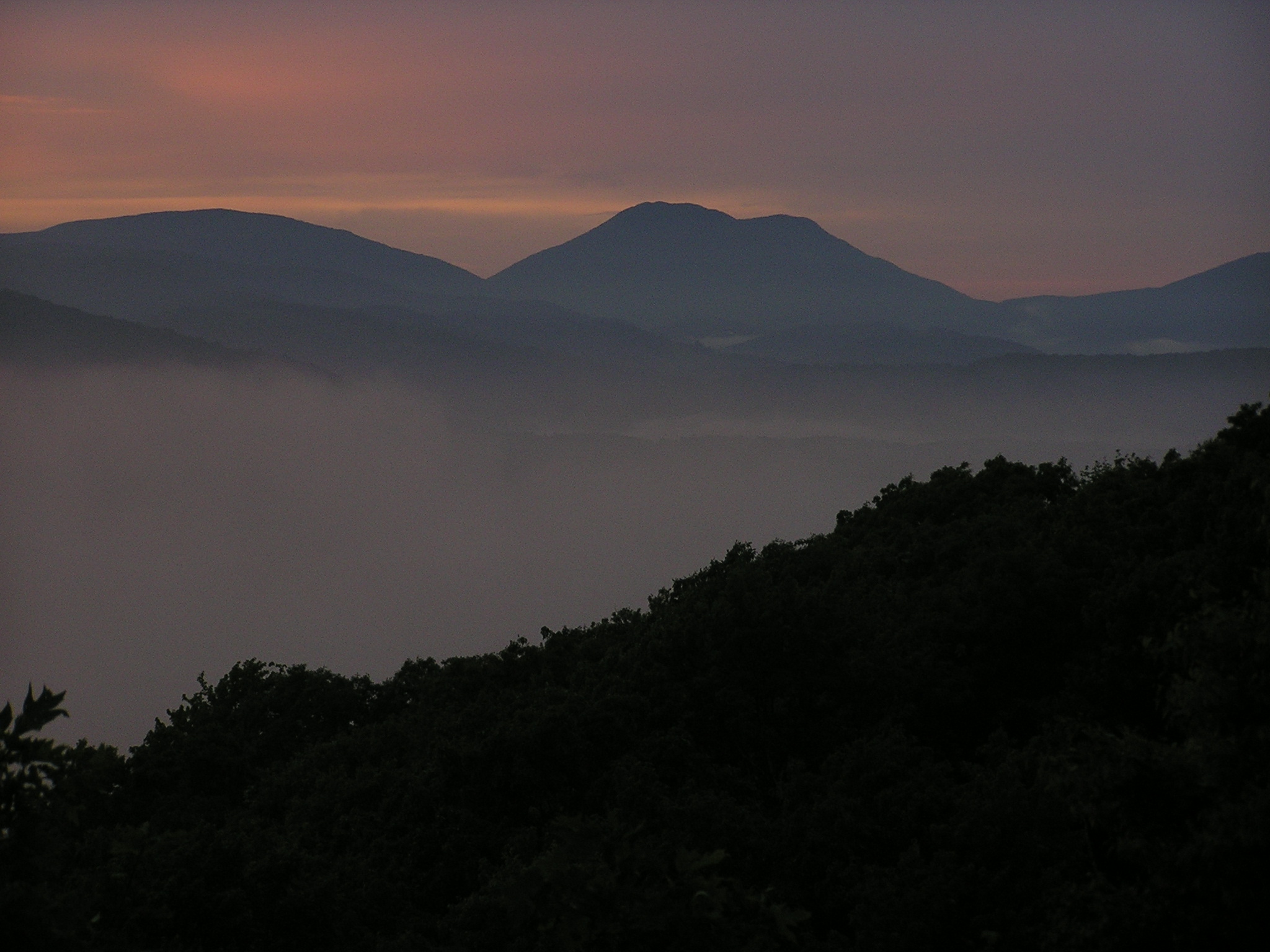 Snake Mountain at Sunset. Photo: Justin Lonas (2005)