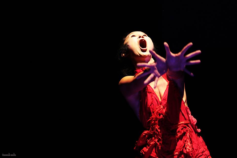 Yumiko Yushioka. Photo courtesy of Asheville Butoh Festival. 