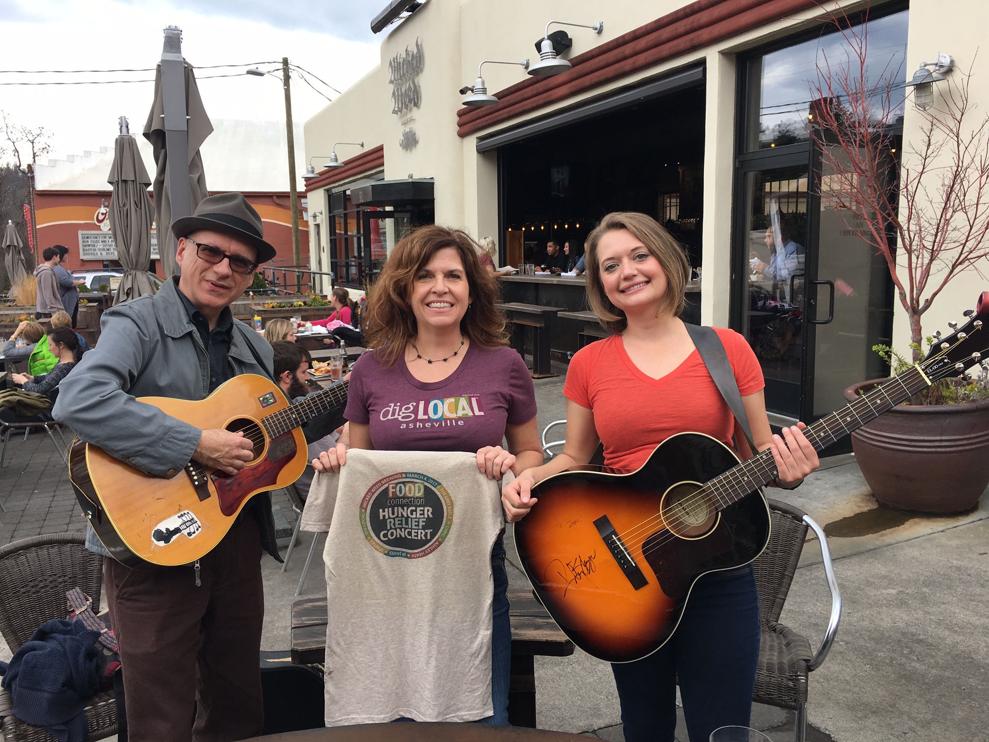 Jr. James, Flori Pate of Food Connection, and Ashley Heath