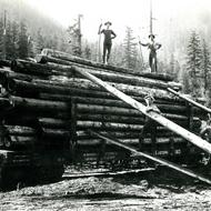 Corvallis and Eastern Railroad Logging Car. Source: Wiki Commons