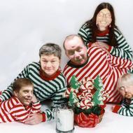 The Reasonably Priced Babies Comedy Troupe Get Their Christmas Sweater On
