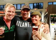 Audra with Sam Calagione and Luke Dickinson