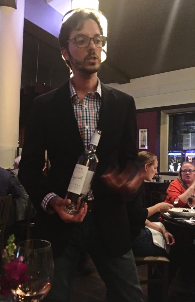 Sommelier Julian Ramirez